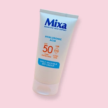 Mixa Daily Invisible SPF Cream Hidratáló Nappali Krém SPF50+ 50 ml