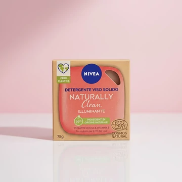 Nivea Naturally Clean Artisztító Szappan Rózsa kivonattal és E-Vitaminnal 75 g