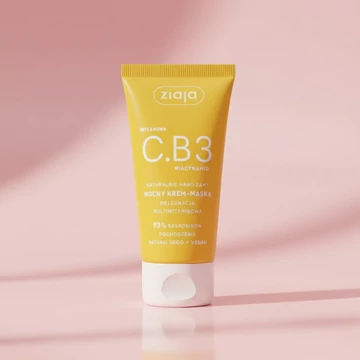 Ziaja Vitamin C. B3 Niacinamide Éjszakai Krémes Maszk 50 ml
