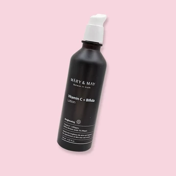 MARY &amp;amp; MAY Vitamin C+Bifida Lotion Világosító Hidratáló Krém 120 ml