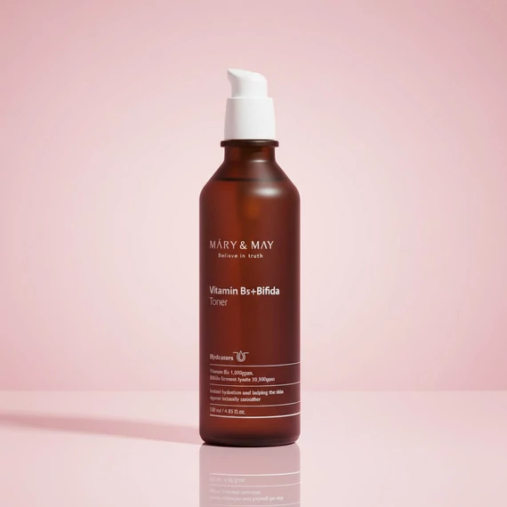 MARY &amp; MAY Vitamin B5+Bifida Toner Hidratáló Tonik 120 ml