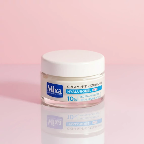 Mixa Hyalurogel Rich Intenzív Hidratáló Krém (10%) Száraz Bőrre50 ml