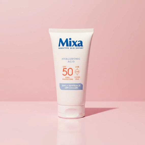 Mixa Daily Invisible SPF Cream Hidratáló Nappali Krém SPF50+ 50 ml