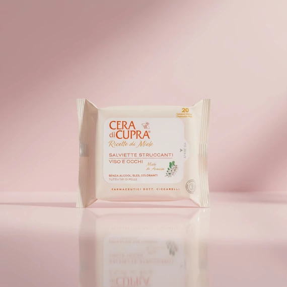 Cera di Cupra Honey Recipes Sminkeltávolító Kendő Akácmézzel