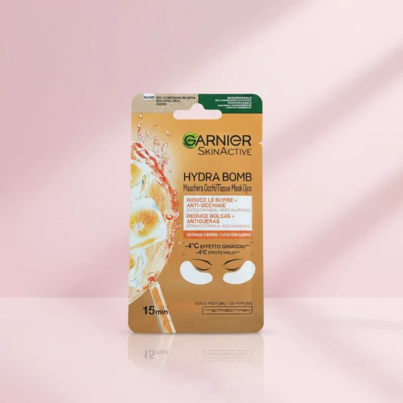  Garnier Skin Active Hidratáló Szemmaszk Narancslével és Hialuronsavval