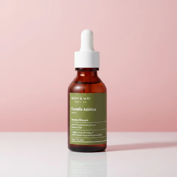 MARY &amp; MAY Centella Asiatica Serum - Nyugtató Arcszérum Érzékeny Bőrre 30 ml