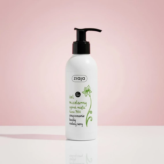  Ziaja Micellás Tisztító Gél Uborkával És Mentával 190 ml