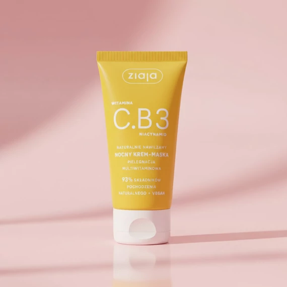 Ziaja Vitamin C. B3 Niacinamide Éjszakai Krémes Maszk 50 ml